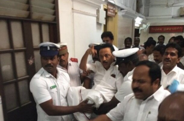 FIR against Stalin, DMK MLAs for unlawful assembly FIR against Stalin, DMK MLAs for unlawful assembly