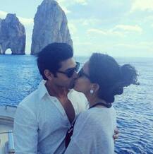 'Balika Vadhu' actor Ruslaan Mumtaz spotted sharing passionate kiss with wife Nirali while holidaying in Italy