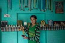 Exclusive: Craftsman's daughter aspires to win gold medal in badminton in next Olympics