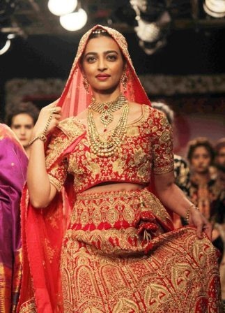 Radhika fulfills her dream of donning bridal wear at LFW Radhika fulfills her dream of donning bridal wear at LFW