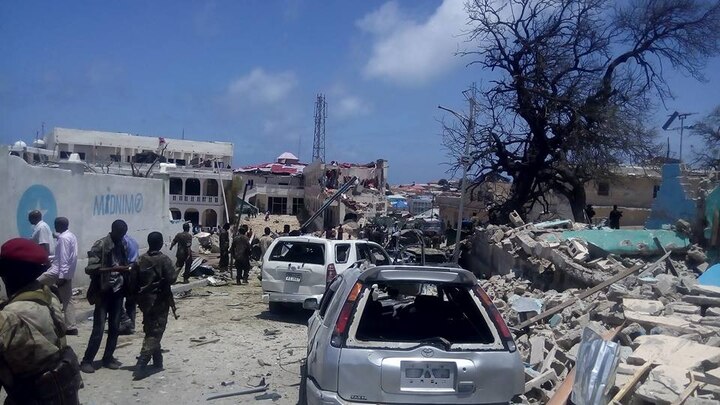 Blast kills 22 in Somali capital Mogadishu Blast kills 22 in Somali capital Mogadishu