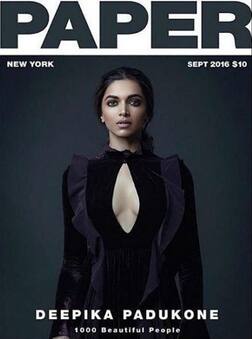 Deepika Padukone In All Gold & Glory Sizzles On Paper Magazine
