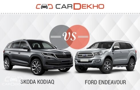 Skoda Kodiaq Vs Ford Endeavour – Spec comparison Skoda Kodiaq Vs Ford Endeavour – Spec comparison