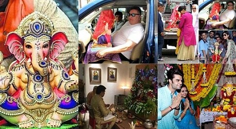 Bollywood, TV Stars Welcome Ganpati With Fervour Bollywood, TV Stars Welcome Ganpati With Fervour