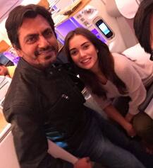 Nawazuddin, Amy promote 'Freaky Ali' on Mumbai streets