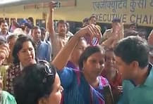 Kejriwal embarks on Punjab tour, BJP workers stage protest at railway station