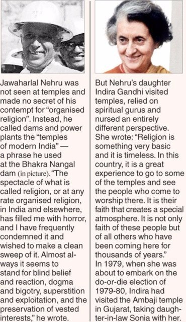 Temple and temporal: Rahul Gandhi's journeys