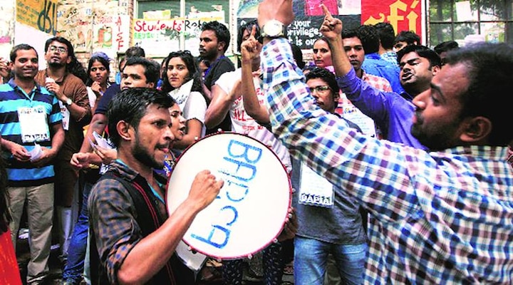 Left-Unity alliance sweeps JNU student union polls defeating ABVP Left-Unity alliance sweeps JNU student union polls defeating ABVP