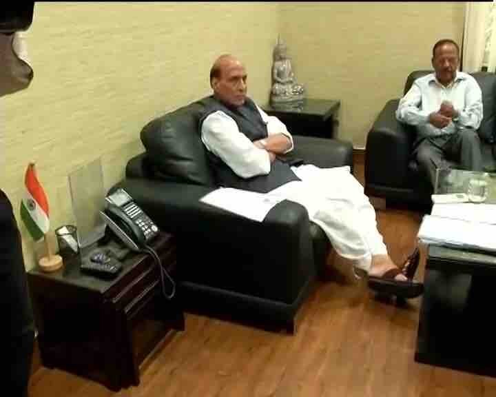 Home Minister Rajnath Singh's one week deadline to bring normalcy in Kashmir valley Home Minister Rajnath Singh's one week deadline to bring normalcy in Kashmir valley