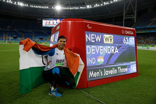 Rio Paralympics 2016: Devendra Jhajharia wins gold, breaks world record Rio Paralympics 2016: Devendra Jhajharia wins gold, breaks world record