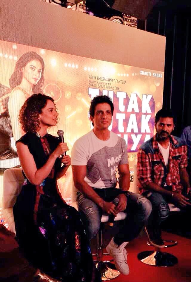 Kangana unveils 'Tutak Tutak Tutiya' title track Kangana unveils 'Tutak Tutak Tutiya' title track