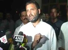 Sitapur: Rahul Gandhi blames BJP-RSS for shoe hurled at him