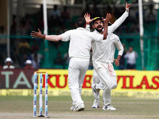 IND v NZ 1st Test: India beat New Zealand to become No. 1 Test team IND v NZ 1st Test: India beat New Zealand to become No. 1 Test team