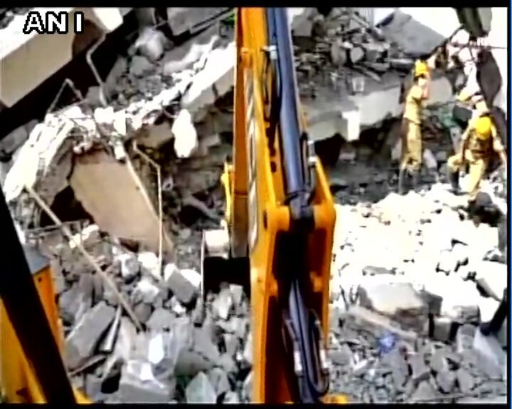 7-storeyed building collapses in Bengaluru 7-storeyed building collapses in Bengaluru