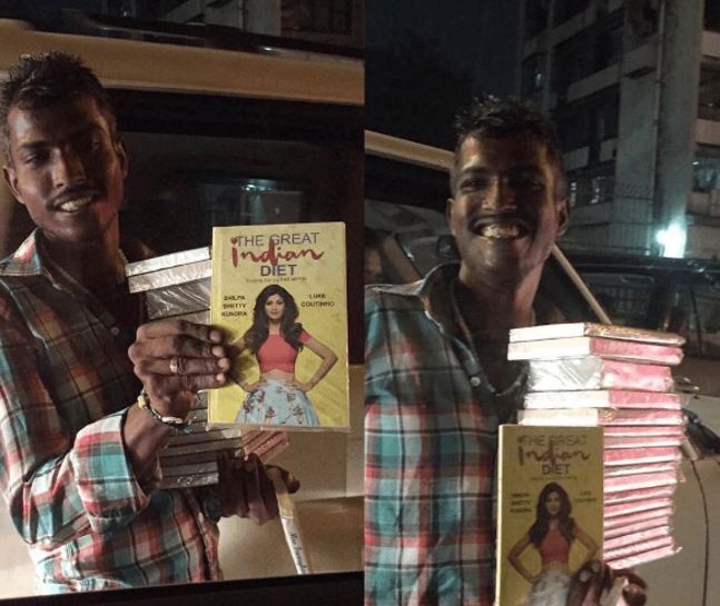 A hawker tried to sell Shilpa Shetty her own book at traffic signal, what happened next will amaze you A hawker tried to sell Shilpa Shetty her own book at traffic signal, what happened next will amaze you