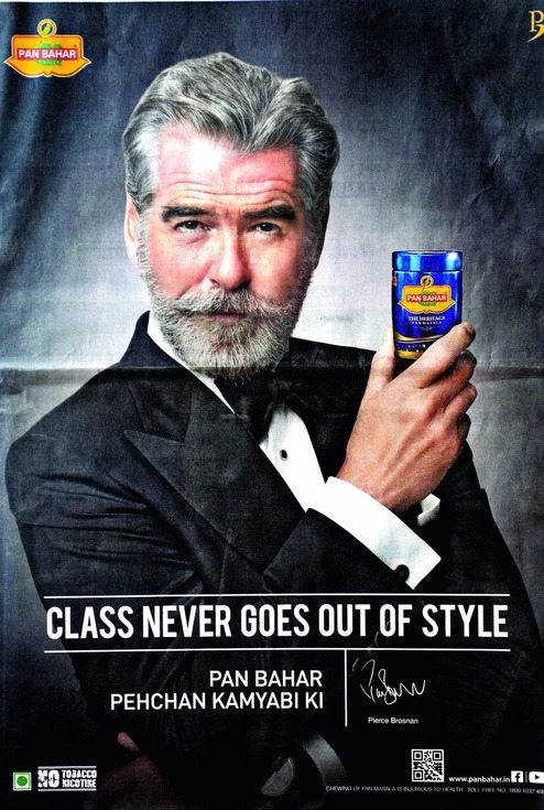 I am deeply shocked, saddened: Pierce Brosnan on pan masala ad