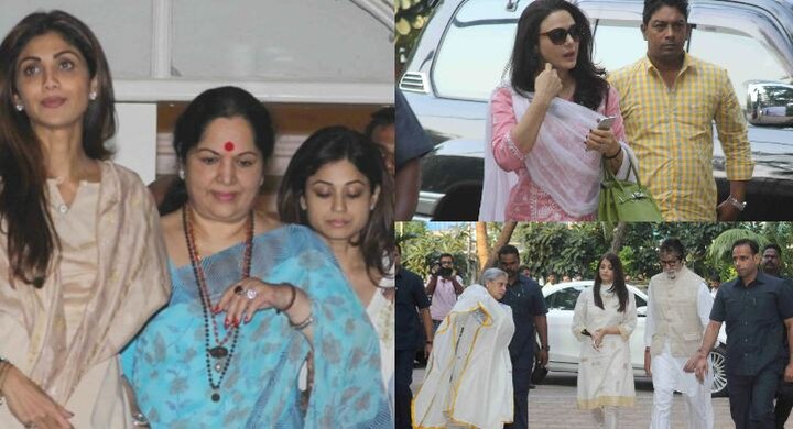 Bollywood Attends Prayer Meet Of Shilpa Shetty’s Father Bollywood Attends Prayer Meet Of Shilpa Shetty’s Father