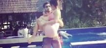 OMG! TV Couple turns up the heat with their POOL ROMANCE