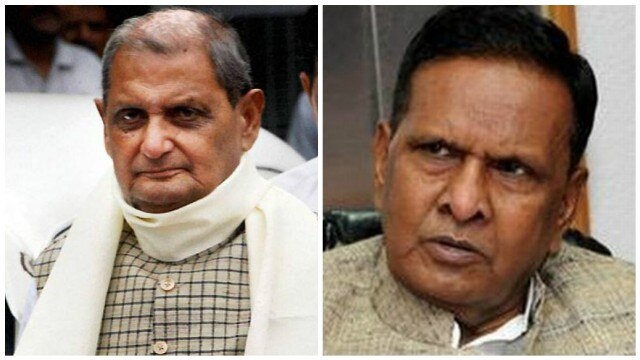 Family feud: Beni Prasad Verma & Rewati Raman Singh trying to calm Mulayam, Akhilesh Family feud: Beni Prasad Verma & Rewati Raman Singh trying to calm Mulayam, Akhilesh