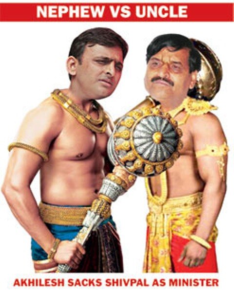 Samajwadi party tussle: Ramayan meets Mahabharat Samajwadi party tussle: Ramayan meets Mahabharat
