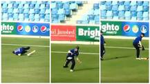 VIDEO: English cricketer’s incredible fielding after losing prosthetic leg