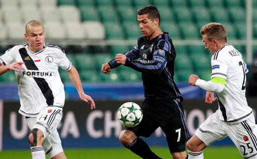 Real Madrid settle for 3-3 draw against Legia Warsaw Real Madrid settle for 3-3 draw against Legia Warsaw