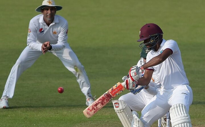 Brathwaite, Dowrich clinch away test win for West Indies Brathwaite, Dowrich clinch away test win for West Indies