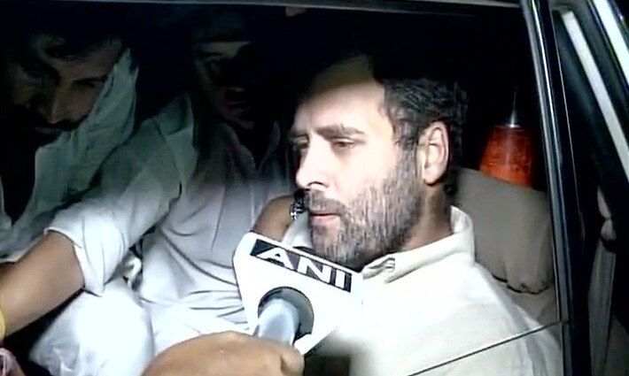 ROP suicide row: Rahul detained again, adamant on apology from Centre ROP suicide row: Rahul detained again, adamant on apology from Centre