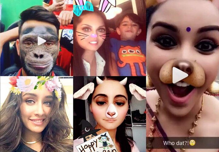 WATCH VIDEOS: These Celebrities Are Just As Crazy For Snapchat & Boomerang Filters As You! WATCH VIDEOS: These Celebrities Are Just As Crazy For Snapchat & Boomerang Filters As You!