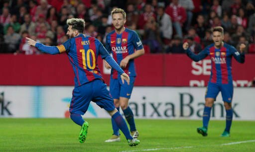 Lionel Messi inspires Barcelona to win over Sevilla Lionel Messi inspires Barcelona to win over Sevilla