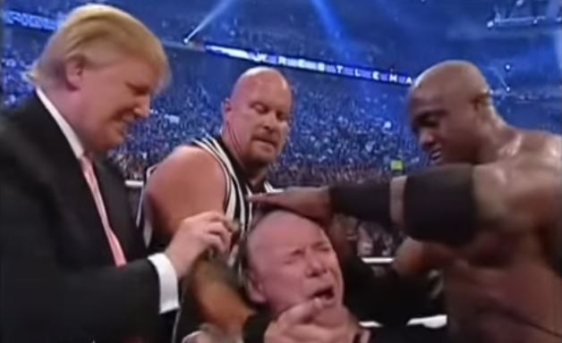 WATCH: When Donald Trump shaved off Vince McMahon's head  WATCH: When Donald Trump shaved off Vince McMahon's head