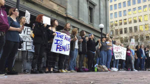 Thousands take to the streets to protest Donald Trump win