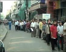 Long queues outside banks to exchange Rs 500, Rs 1000 notes