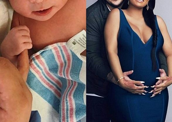 Famous Reality TV couple blessed with BABY GIRL; shares an AAWWWWDORABLE picure of baby Famous Reality TV couple blessed with BABY GIRL; shares an AAWWWWDORABLE picure of baby
