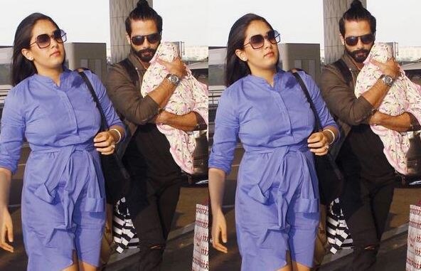 See Pics: Shahid Kapoor Spotted With Daughter Misha And Wife Mira, Out For Vacation See Pics: Shahid Kapoor Spotted With Daughter Misha And Wife Mira, Out For Vacation