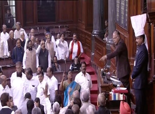 Demonetisation issue rocks Parliament; Both houses adjourned till noon within minutes of convening Demonetisation issue rocks Parliament; Both houses adjourned till noon within minutes of convening