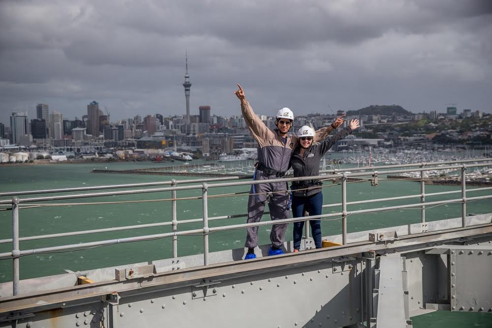 WHOA: This bollywood actor was on an adrenaline walk on Auckland’s Bridge Climb