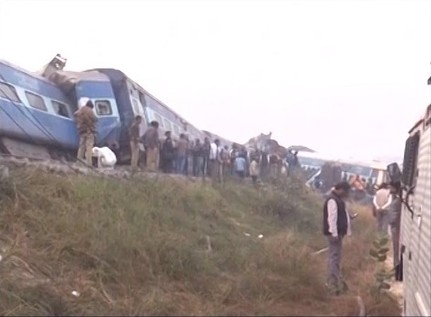Patna-Indore express derailed, 20 dead: 'Deeply pained by the loss of lives'; Rajnath Singh Patna-Indore express derailed, 20 dead: 'Deeply pained by the loss of lives'; Rajnath Singh