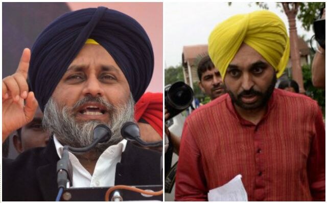 Punjab: AAP MP Bhagwant Mann will contest against Sukhbir Badal, announces Arvind Kejriwal Punjab: AAP MP Bhagwant Mann will contest against Sukhbir Badal, announces Arvind Kejriwal