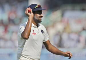 Ashwin claimed eight wickets in the second Test match at Vishakhapatnam (Source: AP PHOTO)