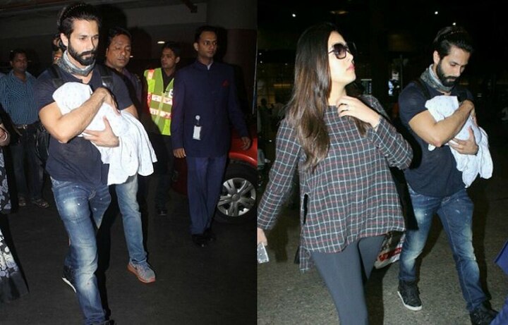 Protective Dad Shahid Kapoor Keeps Daughter Misha Safe From Shutterbugs Protective Dad Shahid Kapoor Keeps Daughter Misha Safe From Shutterbugs