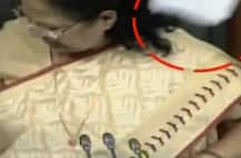 WATCH: SP MP Akshay Yadav throws papers at LS Speaker Sumita Mahajan, gets warning