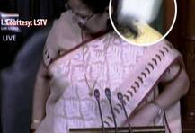 WATCH: Samajwadi party leader throws papers at Lok Sabha speaker Sumitra Mahajan