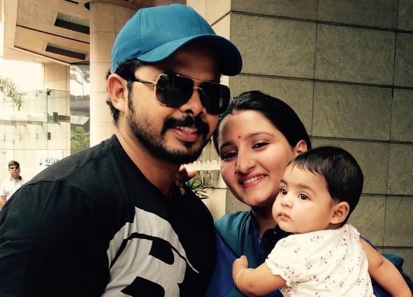 Sreesanth becomes proud father of baby boy Sreesanth becomes proud father of baby boy