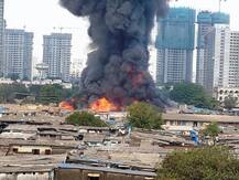 Major fire at furniture market in Mumbai's Oshiwara; 10 fire engines rushed to the spot