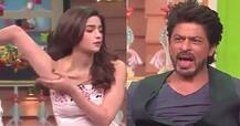 Alia's body flexibility leaves Shah Rukh Khan shocked!