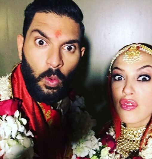 Yuvraj Singh and Hazel Keech's first post wedding selfie is here Yuvraj Singh and Hazel Keech's first post wedding selfie is here