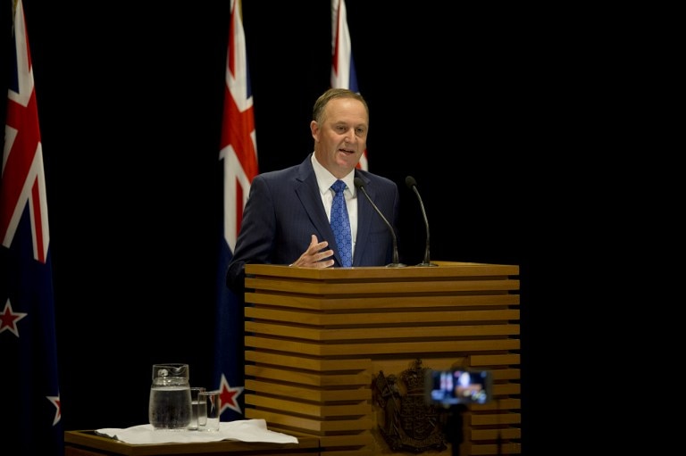 New Zealand Prime Minister John Key resigns citing family reasons