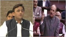 No money in parliament's ATM, how would people in villages get money, asks Azad; Country going backwards, says Akhilesh