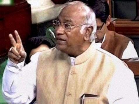 Kharge gives notice in LS demanding JPC in Rafale Deal  Kharge gives notice in LS demanding JPC in Rafale Deal
